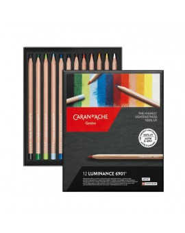 Caran d'Ache Luminance set 12 kleurpotloden