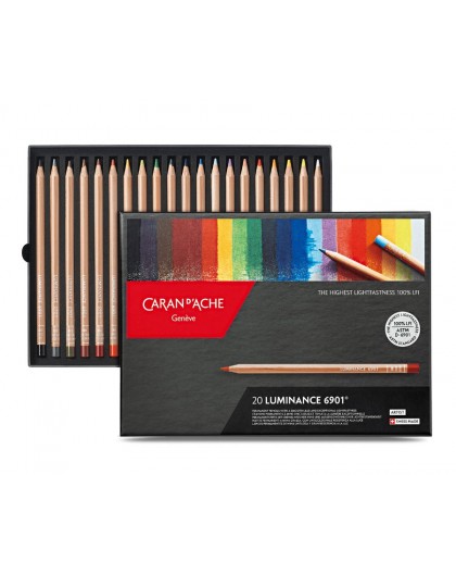 Caran d'Ache Luminance set 20 kleurpotloden