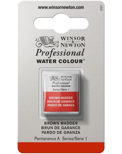 W&N Professional Water Colour - Brown Madder 1/2 napje