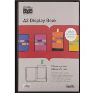 Seawhite Display Book A3 met 20 transparante hoezen