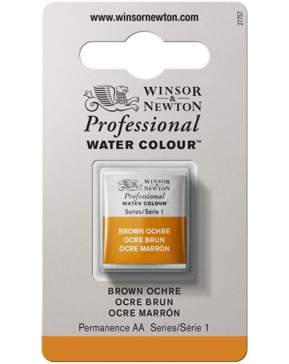 W&N Professional Water Colour - Brown Ochre 1/2 napje