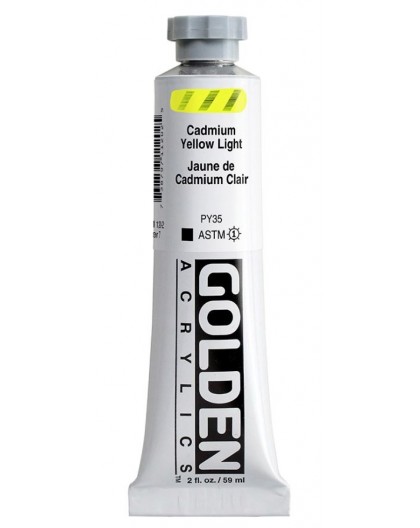 Golden Heavy Body Acrylic - Cadmium Yellow Light #1120 - tube 59 ml