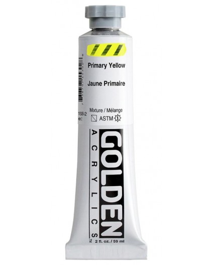 Golden Heavy Body Acrylic - Primary Yellow #1530 - tube 59 ml