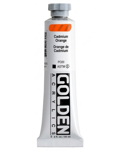 Golden Heavy Body Acrylic - Cadmium Orange #1070 - tube 59 ml