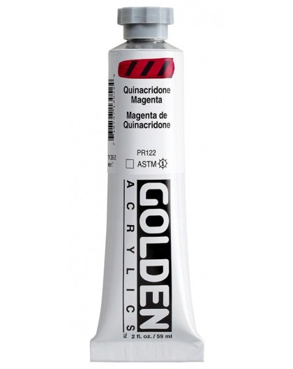 Golden Heavy Body Acrylic - Quinacridone Magenta #1305 - tube 59 ml
