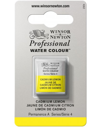 W&N Professional Water Colour - Cadmium Lemon 1/2 napje