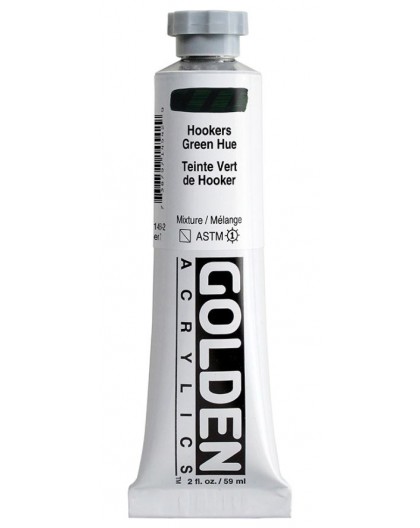 Golden Heavy Body Acrylic - Hookers Green Hue #1454 - tube 59 ml