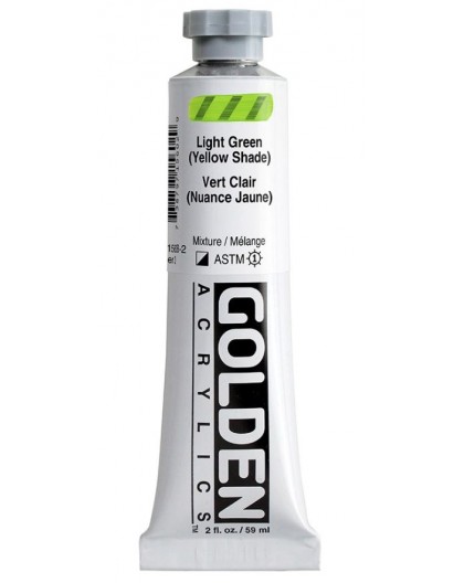 Golden Heavy Body Acrylic - Light Green (Yellow Shade) #1560 - tube 59 ml