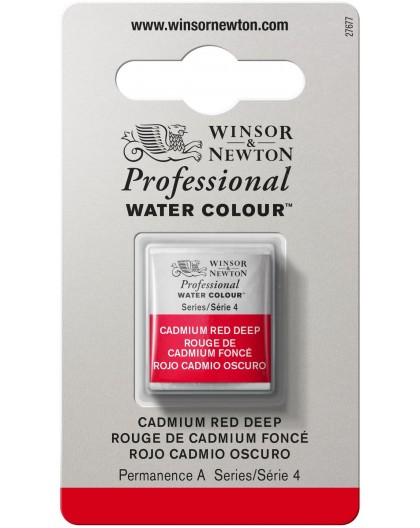 W&N Professional Water Colour - Cadmium Red Deep 1/2 napje