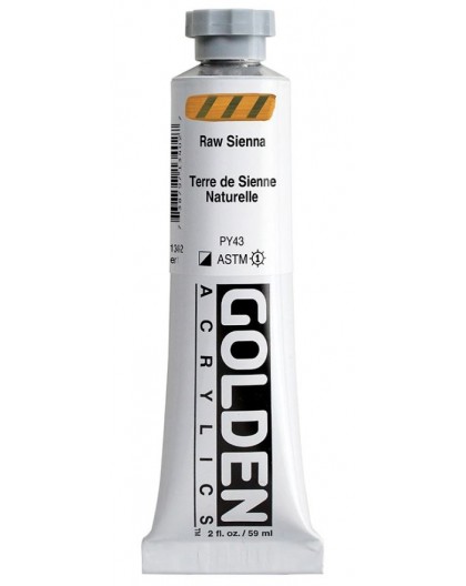 Golden Heavy Body Acrylic - Raw Sienna #1340 - tube 59 ml