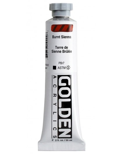 Golden Heavy Body Acrylic - Burnt Sienna #1020 - tube 59 ml
