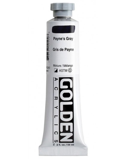 Golden Heavy Body Acrylic -Paynes Gray #1240 - tube 59 ml
