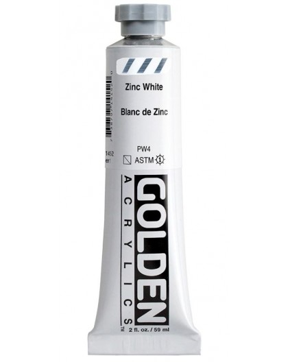 Golden Heavy Body Acrylic - Zinc White #1415 - tube 59 ml