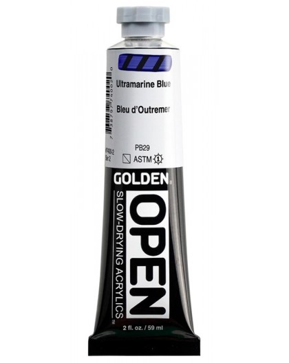 Golden Open Slow-Drying Acrylic - Ultramarine Blue #7400 - tube 59 ml