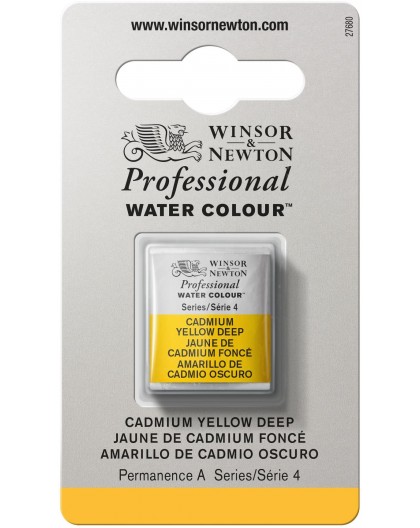 W&N Professional Water Colour - Cadmium Yellow Deep 1/2 napje