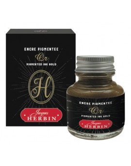 J. Herbin gepigmenteerde inkt 30ml - goud