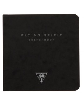 Flying Spirit zwart tekenschrift 10,5x10,5 cm