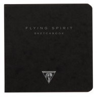 Flying Spirit zwart tekenschrift 10,5x10,5 cm