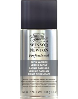 W&N Professionele UV-bestendige vernisspray - satijnglans spray 150ml