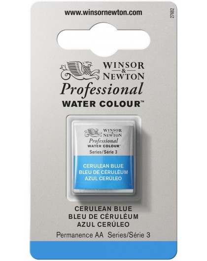 W&N Professional Water Colour - Cerulean Blue 1/2 napje