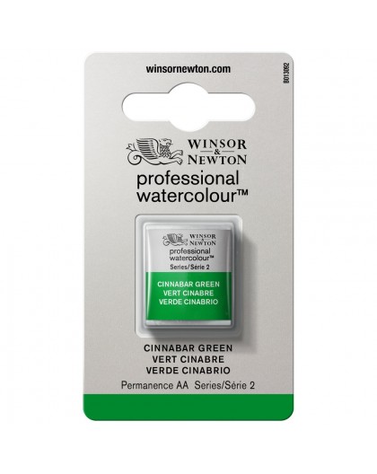 W&N Professional Water Colour - Cinnabar Green 1/2 napje