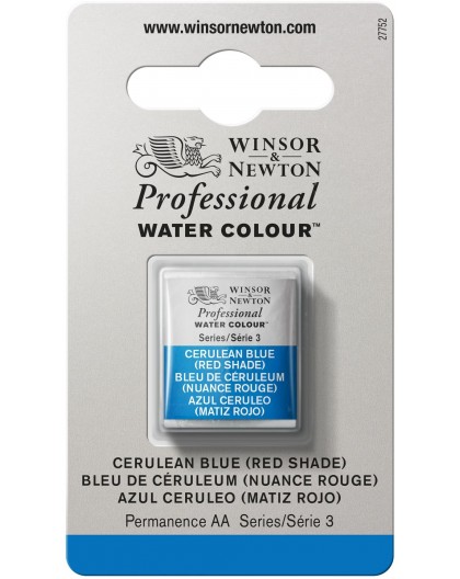 W&N Professional Water Colour - Cerulean Blue (Red Shade) 1/2 napje