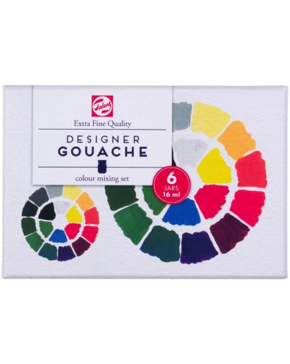 Talens Designer Gouache EFQ - 6 x16ml Colour mixing set