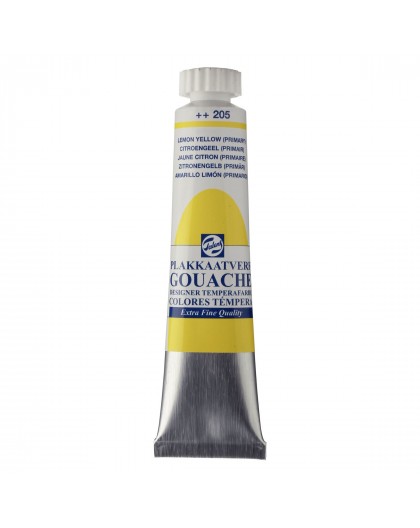 Talens plakkaatverf EFQ 20ml - citroengeel (primair)