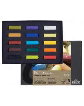 Rembrandt softpastel set 15 halve pastels