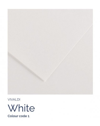 White - Canson Iris Vivaldi vel 50x65cm