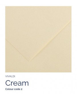 Cream - Canson Iris Vivaldi vel 50x65cm