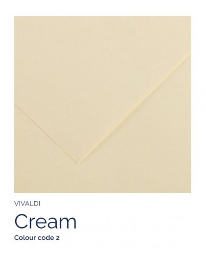 Cream - Canson Iris Vivaldi vel 50x65cm