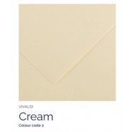Cream - Canson Iris Vivaldi vel 50x65cm