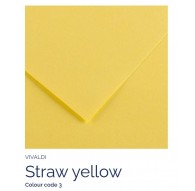 Straw Yellow 03 - Canson Iris Vivaldi vel 50x65cm