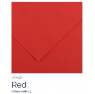 Red 15 - Canson Iris Vivaldi vel 50x65cm