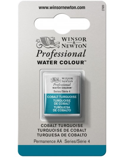 W&N Professional Water Colour - Cobalt Turquoise 1/2 napje