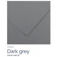 Dark Grey 36 - Canson Iris Vivaldi vel 50x65cm