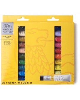Set 20 tubes 12ml - W&N Galeria Acrylic