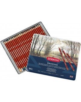 Derwent Drawing kleurpotloden set 24