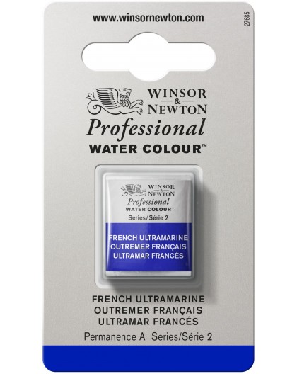 W&N Professional Water Colour - French Ultramarine 1/2 napje