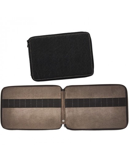 Speedball potlodenetui in canvas - zwart