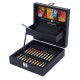 Sennelier oliepastels - zwarte houten kist met 24 kleuren