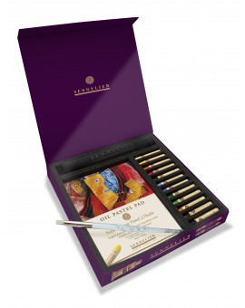 Geschenkset met 12 Sennelier oliepastels