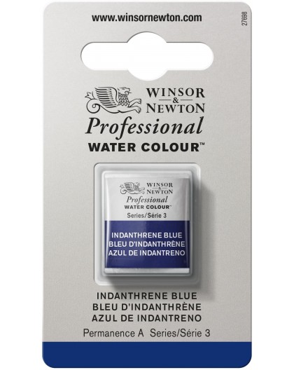 W&N Professional Water Colour - Indanthrene Blue 1/2 napje