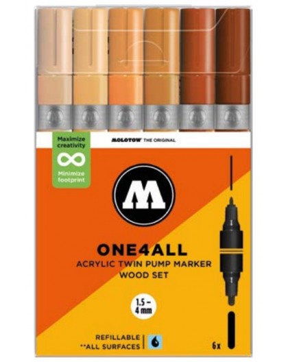 Wood Set - One4All Acrylic Twin Marker