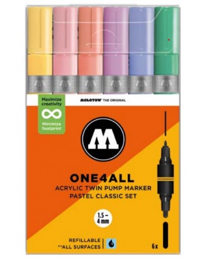 Pastel Classic Set - One4All Acrylic Twin Marker