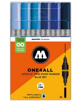 Blue Set - One4All Acrylic Twin Marker