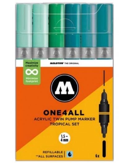 Tropical Set - One4All Acrylic Twin Marker