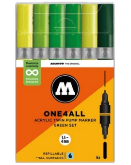 Green Set - One4All Acrylic Twin Marker