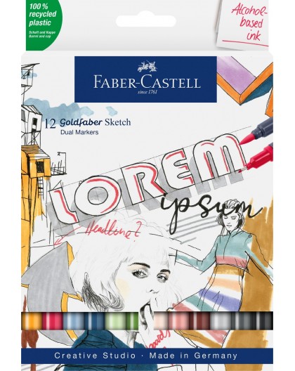 Goldfaber Sketch Marker - set 12